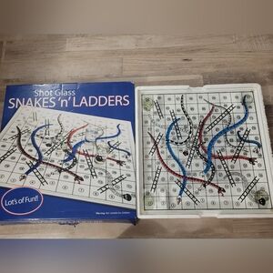 Shot Glass Snakes & Ladders (Glass)
